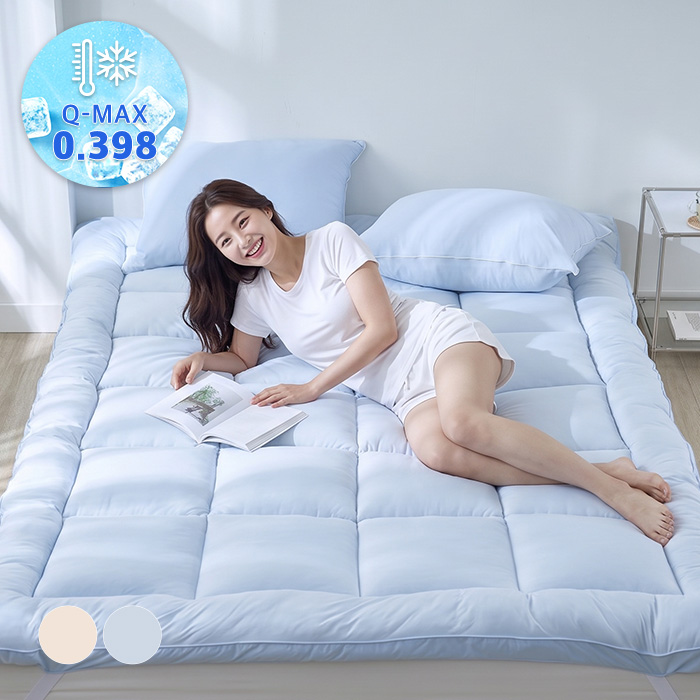 썸머플레이 소프트냉감 여름 밴딩토퍼 (2colors)