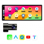 무선 카플레이 모니터 실내용 후방카메라세트 애플 안드로이드오토 V10 kc인증