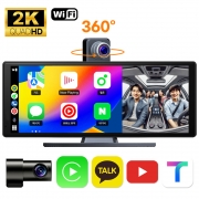 무선 카플레이 모니터 실내 카메라 풀세트 애플 안드로이드 오토 V10 POP kc인증