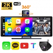 무선 카플레이 모니터 와이드 카메라 풀세트 애플 안드로이드 오토 V10 POP kc인증