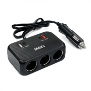 아이카 시거잭 3구소켓 충전기 USB충전 타입c 멀티소켓 A3