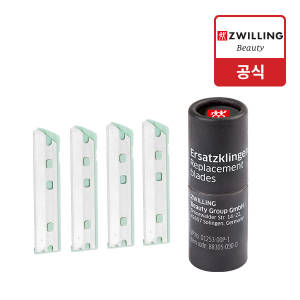 [즈윌링] 헹켈 PREMIUM 페이셜 면도기 교체형 칼날 4개 (HK88305-090)