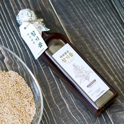 부평마을 바로 짜서 바로 담은 참기름 250ml