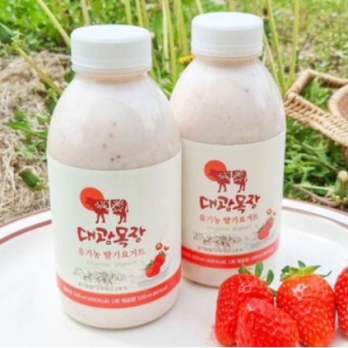 대광목장 유기농 딸기요거트 500ml