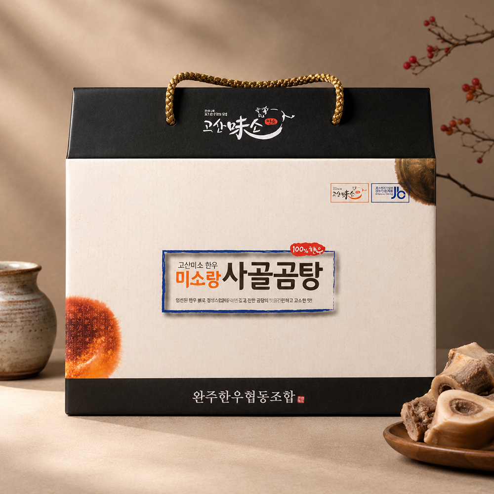 고산미소한우 사골곰탕 선물세트 (10개입)