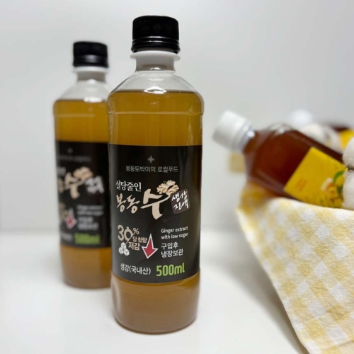 봉동들녘 설탕줄인 생강진액 500ml