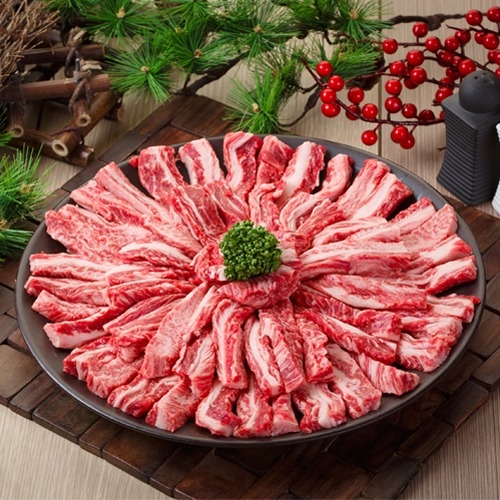 고산미소한우 구이용 갈비살 300g