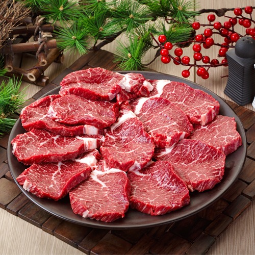 고산미소한우 스테이크용 한우 안심 300g