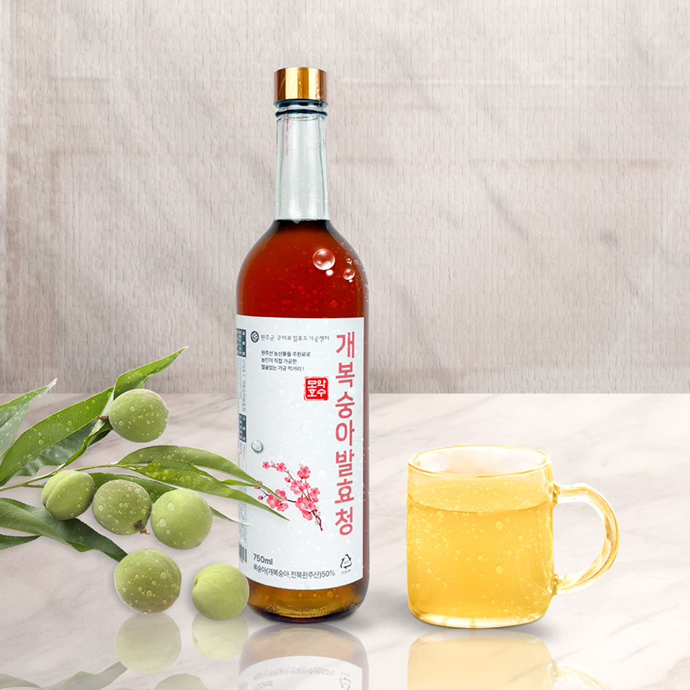 모악호수 개복숭아발효청750ml
