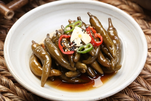 농가의부엌 청수녹초 고추 장아찌 140g