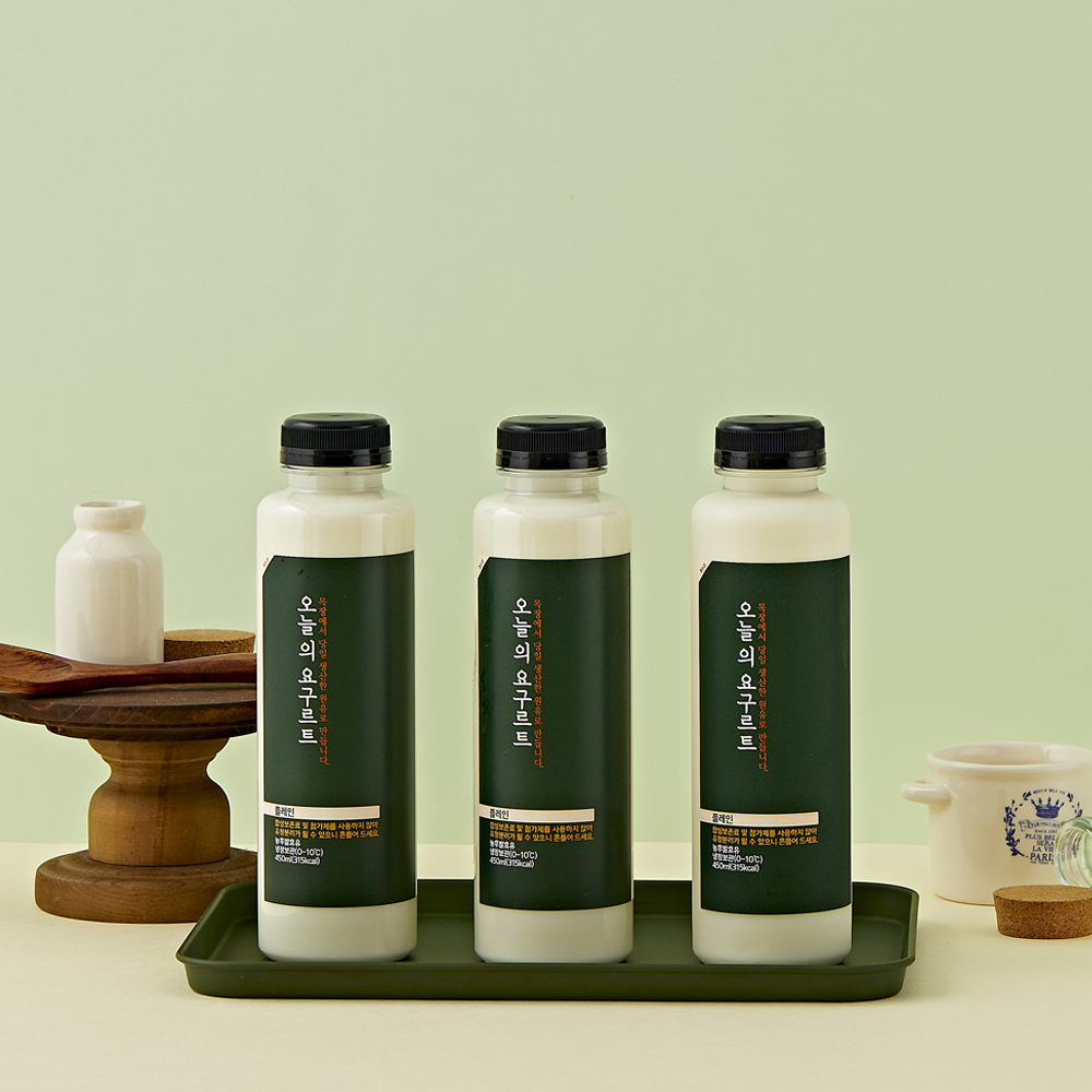 한승목장 목장의 신선함을 담은 수제 요거트 (플레인) 450ml X 3