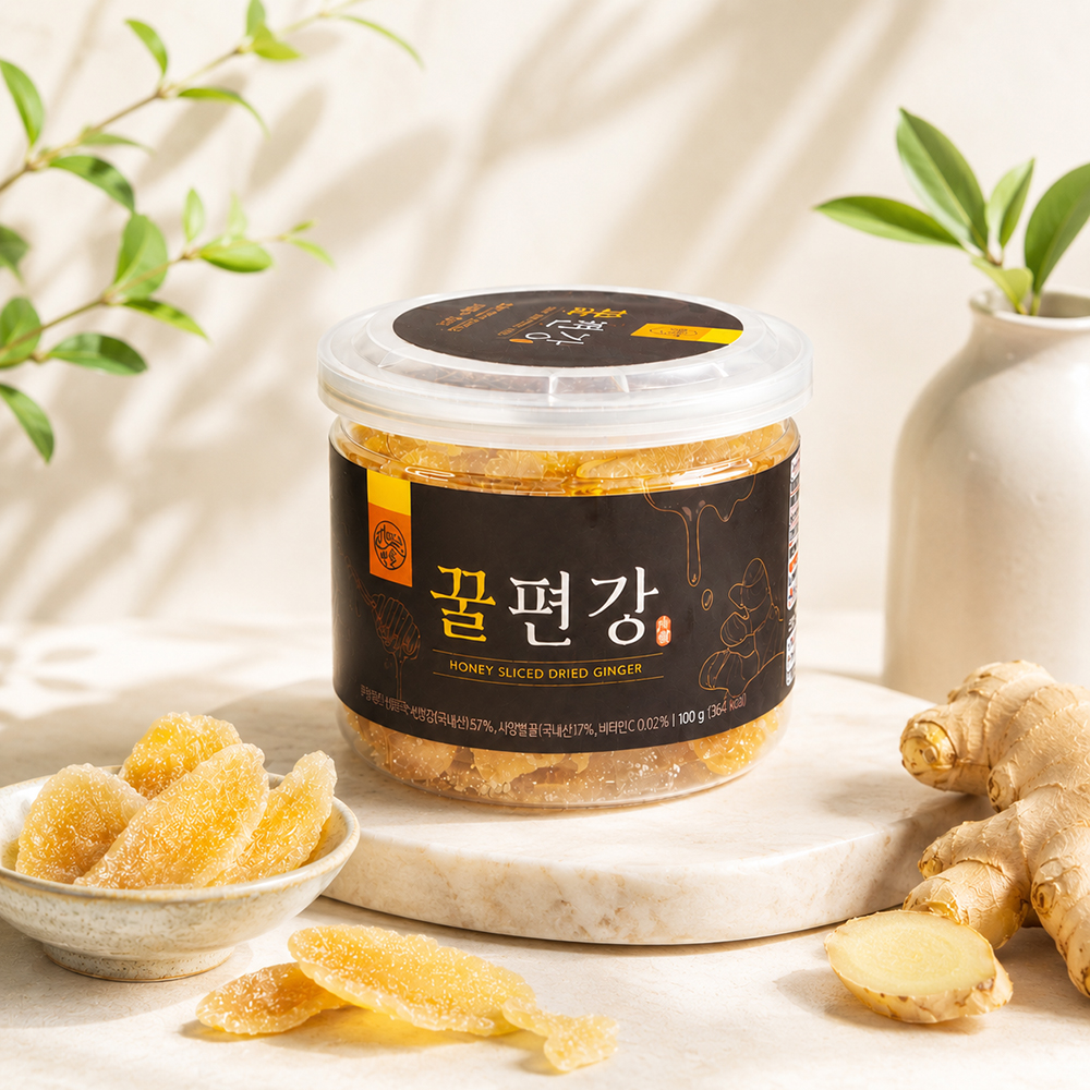 봉상생강조합 꿀편강 100g