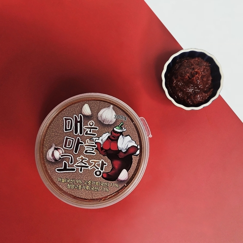 산바람영농조합법인 매운 마늘 고추장 300g
