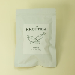 꽃티다 덖은 무우티