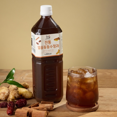 조움농산 전통 얼음동동 수정과 500ml,1L