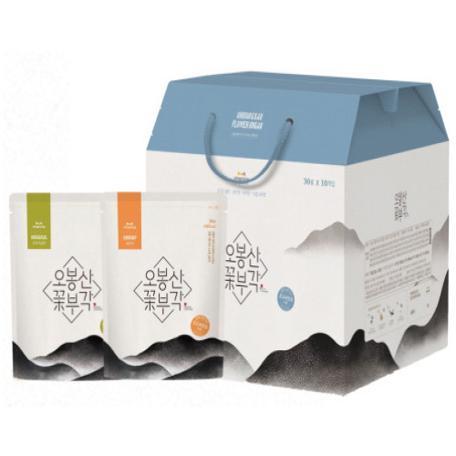 만나식품 오봉산꽃부각 선물세트 30g X 10봉 오리지널