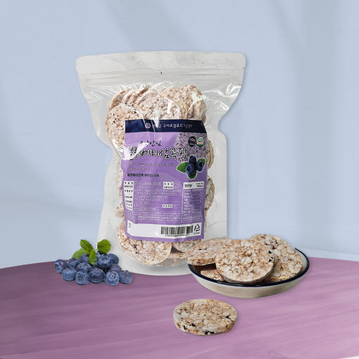 모악안심 블루베리삼곡팝 100g