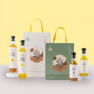 [설 명절 선물세트] 창창푸드 참기름 들기름 선물세트 180ml x 2