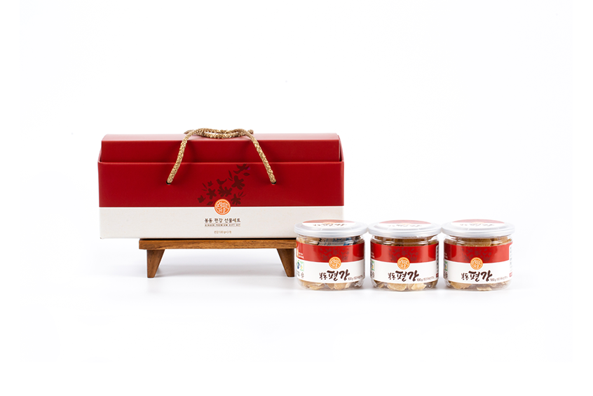 [설 명절 선물세트] 봉상생강조합 봉동편강 선물세트 100g*3개