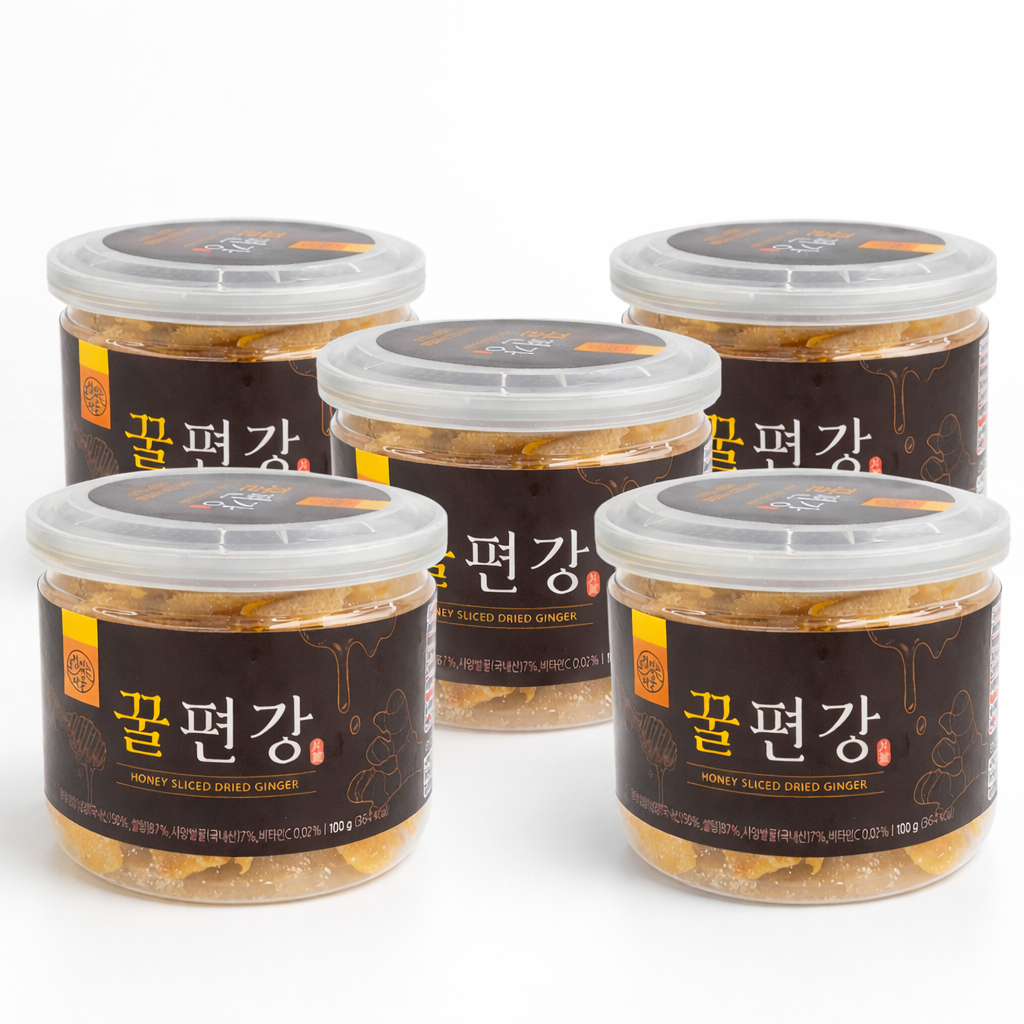 봉상생강조합 꿀편강 100gX5개입