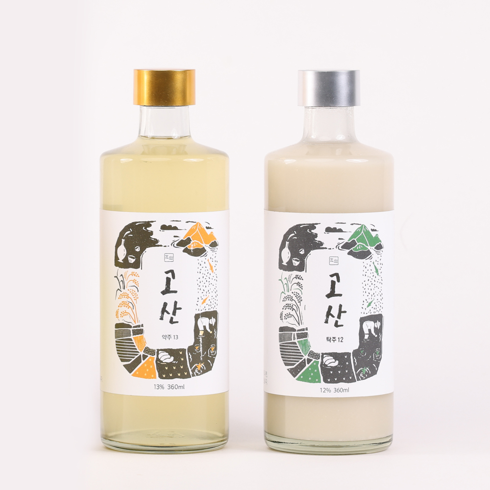 삼산도가 고산탁주 12(360ml), 13(360ml)