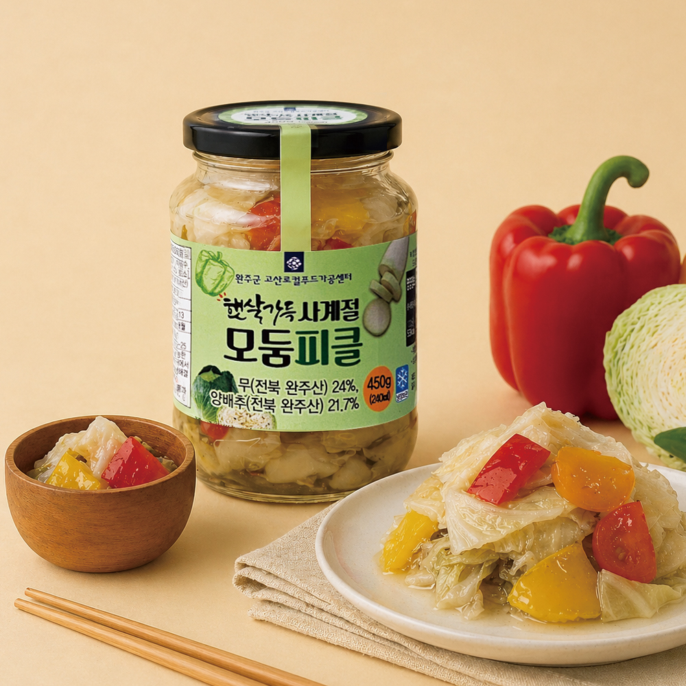 농가의부엌 햇살가득 사계절 모둠피클 450g
