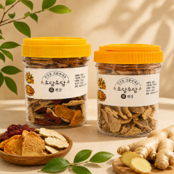 소담소담 편강, 삼색편강 단품 대용량 (각300g)