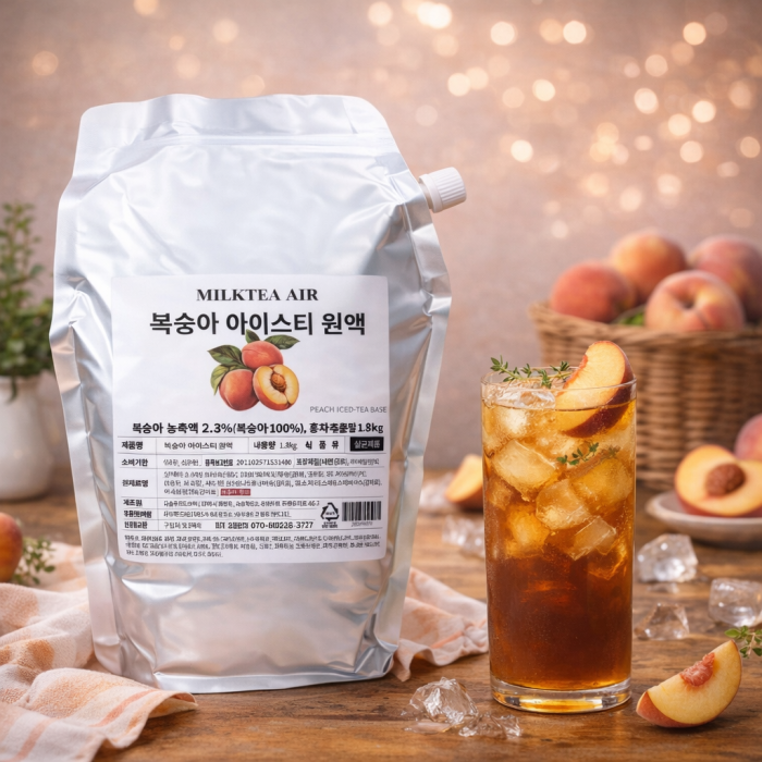 복숭아 아이스티 원액 1.8kg