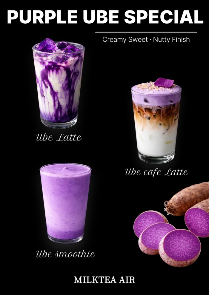 [MILKTEA AIR] 밀크티항공 인테리어 소품 카페 (액자 미포함) A3