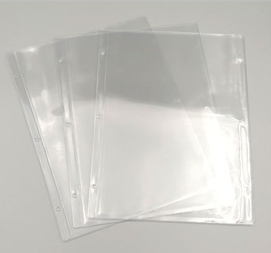 바인더 투명속지 3공 10장