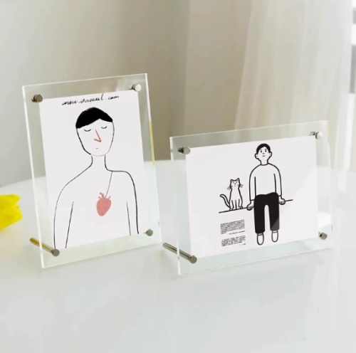 볼트형아크릴 액자 5x7