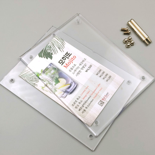 볼트형아크릴 액자 5x7