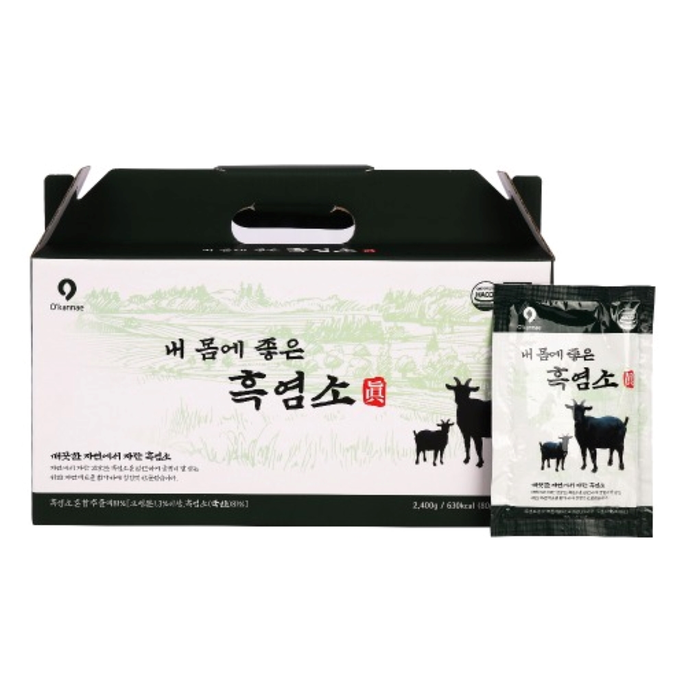 옻가네 - 내몸에 좋은 흑염소 진 80g x 30포 2box