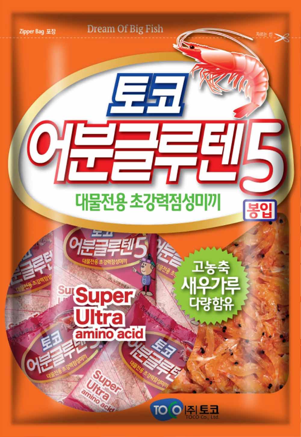 토코 어분글루텐 5 새우가루첨가(5봉낱개포장)