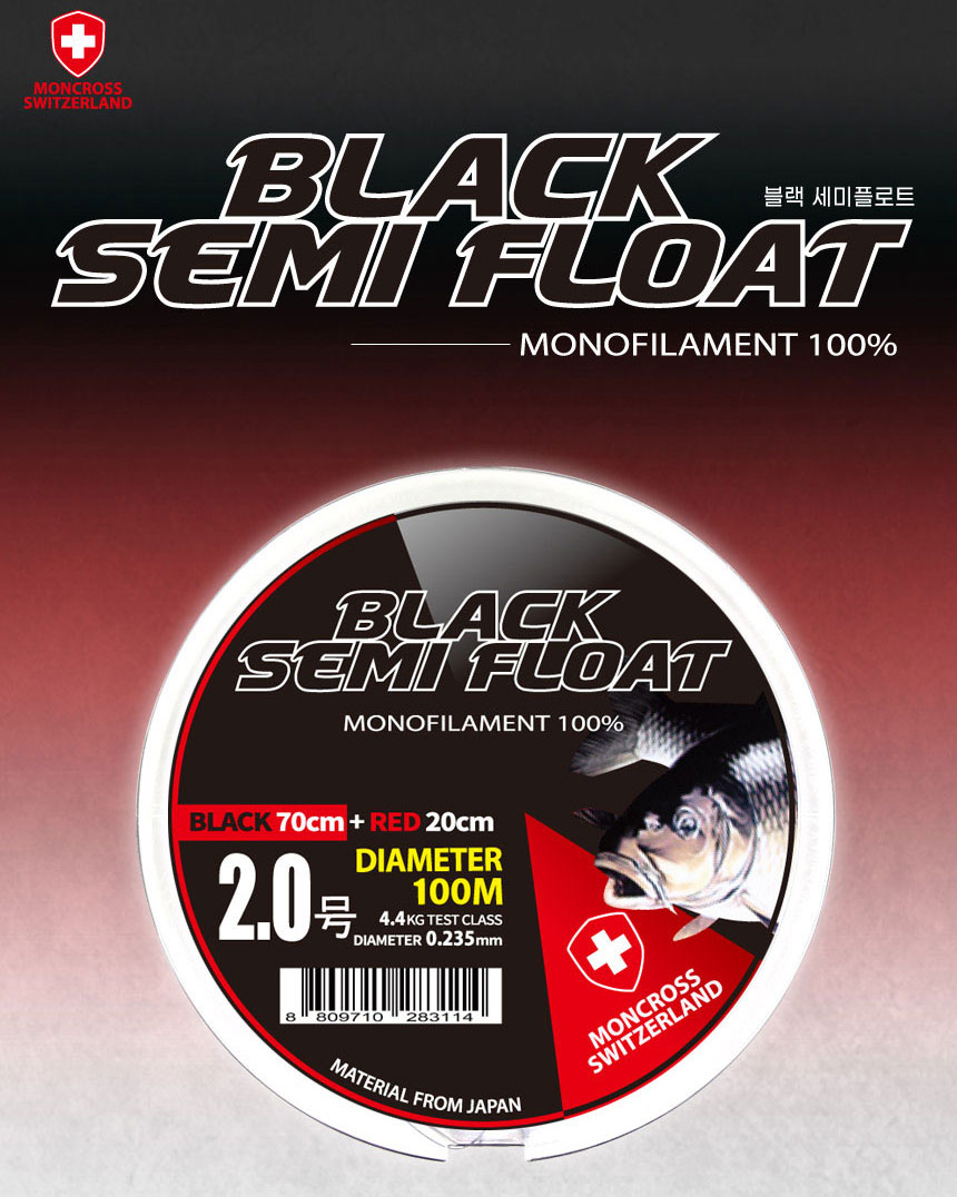 몽크로스 블랙세미플로팅/블랙세미플로트