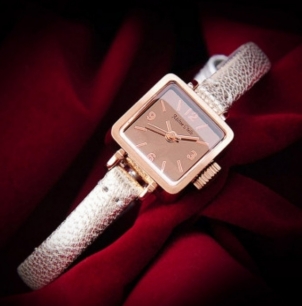 밀튼스텔리시계 MS-G096RR 여성용가죽시계