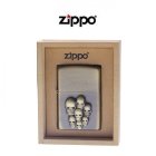 지포라이터  Zippo U.S.A SKULL_GOLD