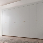 레오 무광 화이트 붙박이장(고급형)-15cm