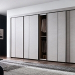 스톤 슬라이딩 붙박이장(고급형)-15cm