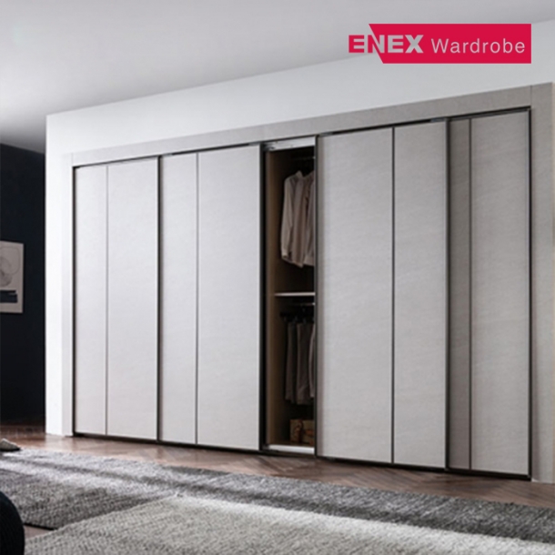 스톤 슬라이딩 붙박이장(고급형)-15cm