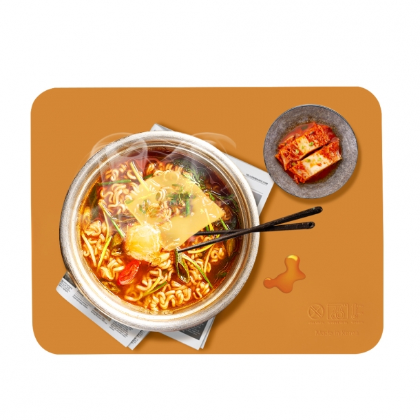 국내생산-kcc소재 실리콘 식탁 매트 (사각) 3개 set