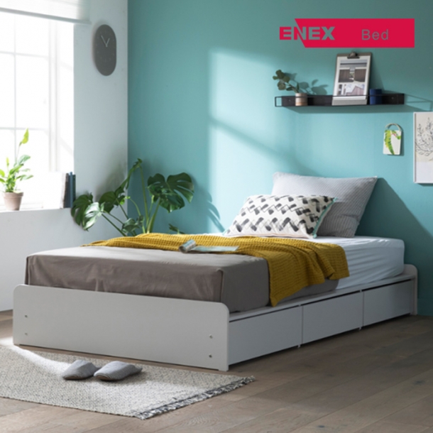 캐리 멀티 수납침대(Q) - 본넬 양면매트리스