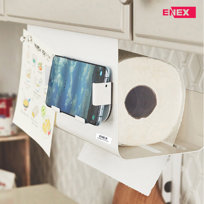 키친타올 홀더+핸드폰거치대