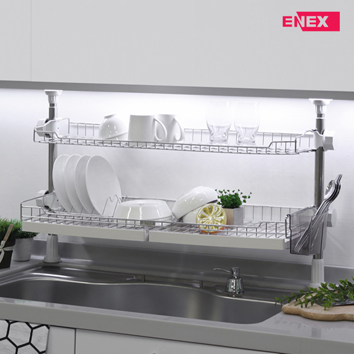 기둥식 2단선반 800