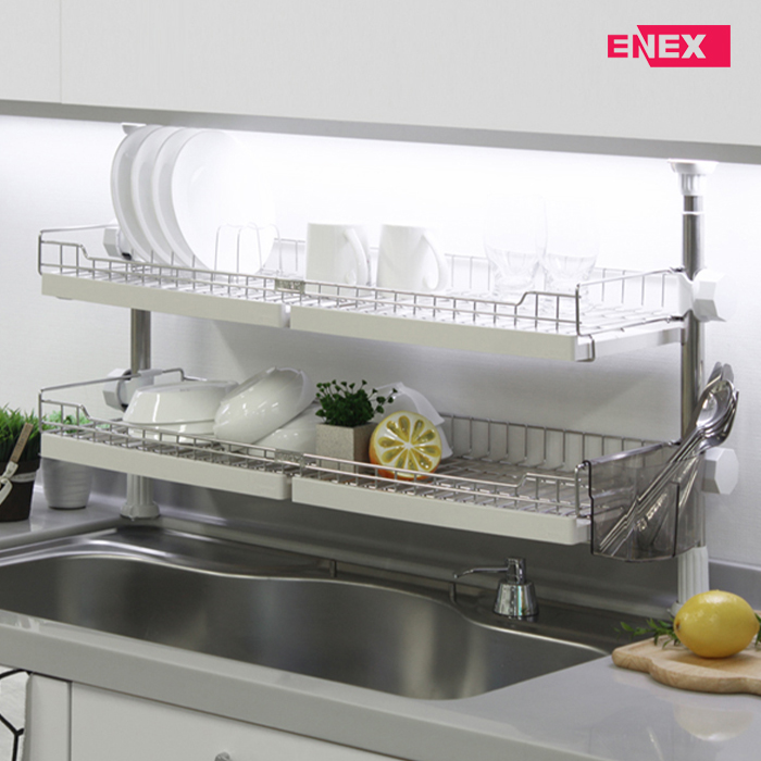 로얄 기둥식 2단 식기건조대 800