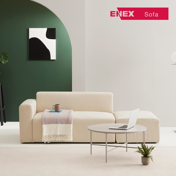 꼼마 모듈 패브릭 소파 2.5인용(2인+스툴)