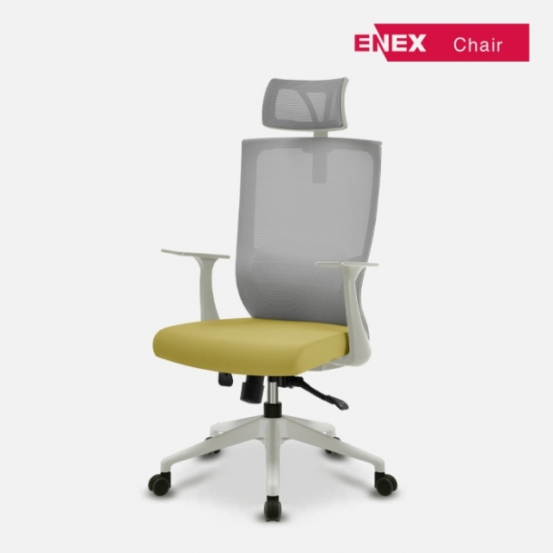 에어 비쥬 멀티 메쉬의자(화이트바디)