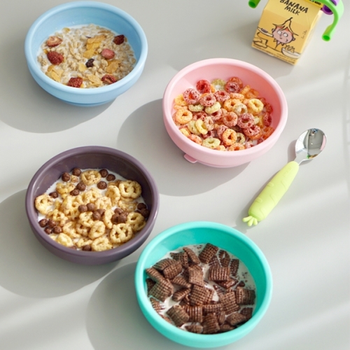 모니 실리콘 이유식기 공룡 흡착볼 350ml