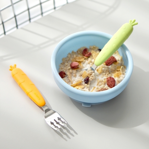 모니 실리콘 이유식기 공룡 흡착볼 350ml