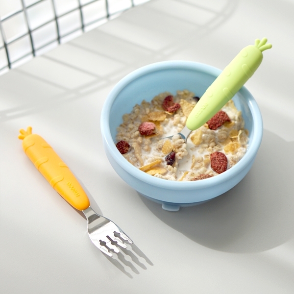 모니 실리콘 이유식기 공룡 흡착볼 350ml